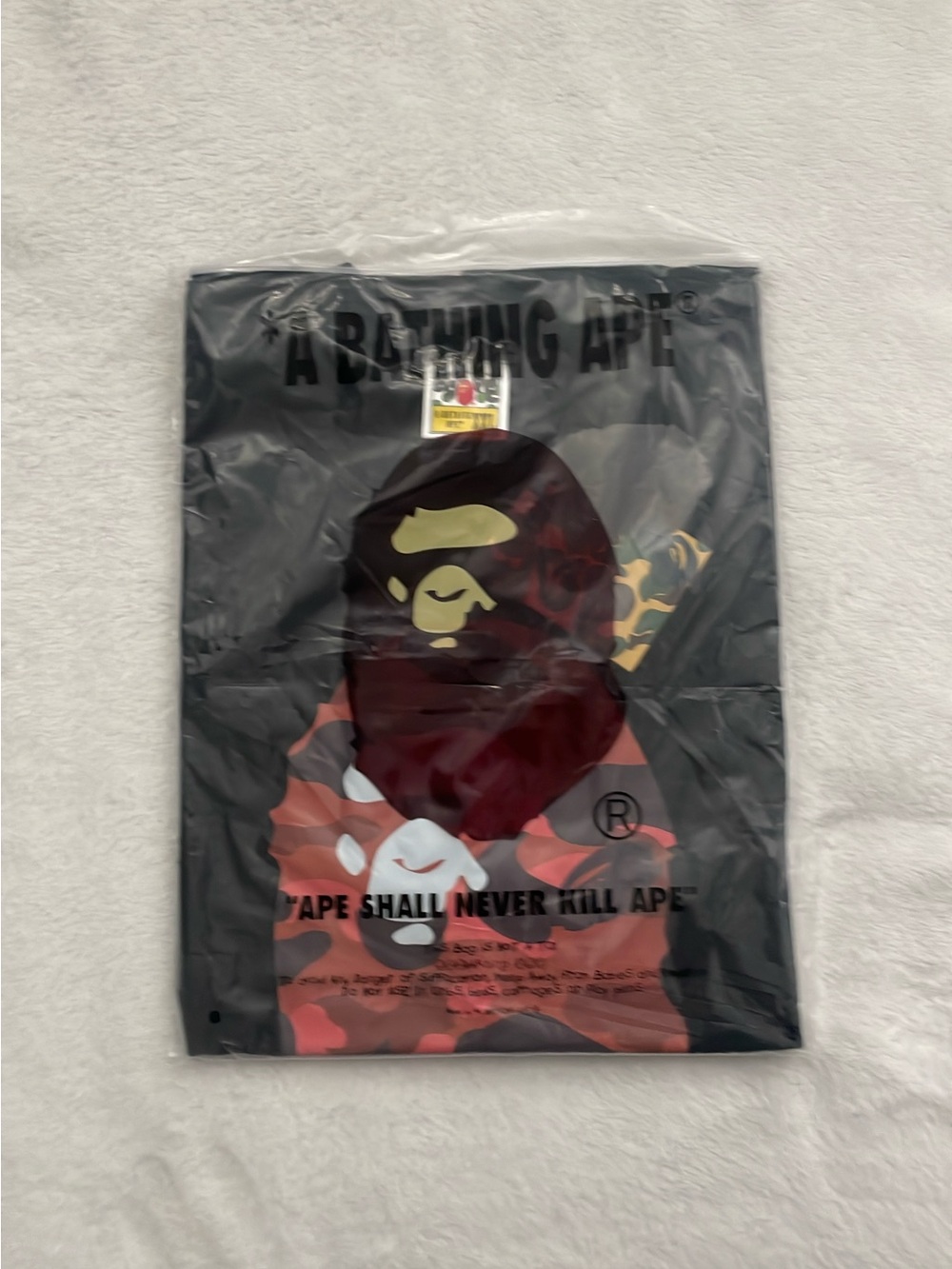 A Bathing Ape Men’s Black Graphic Logo T-Shirt